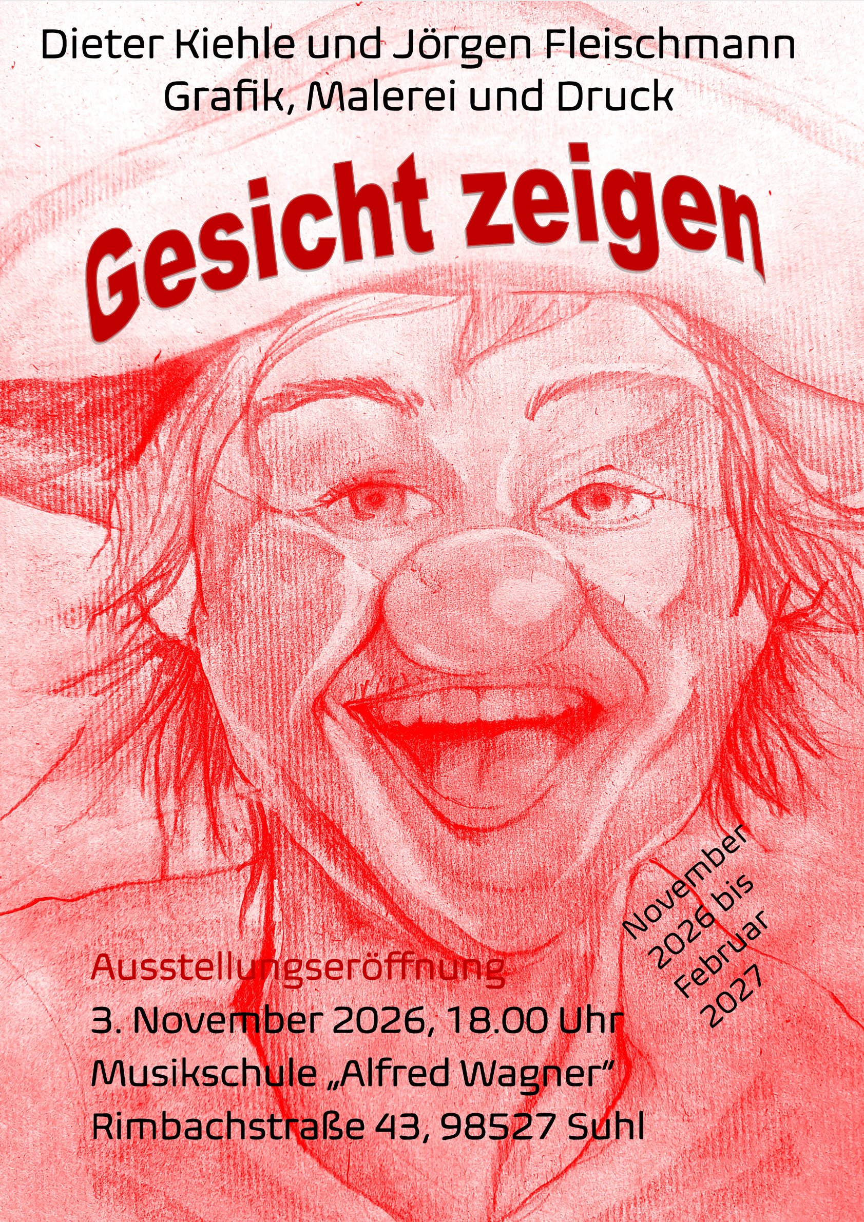 Plakat Gesicht zeigen