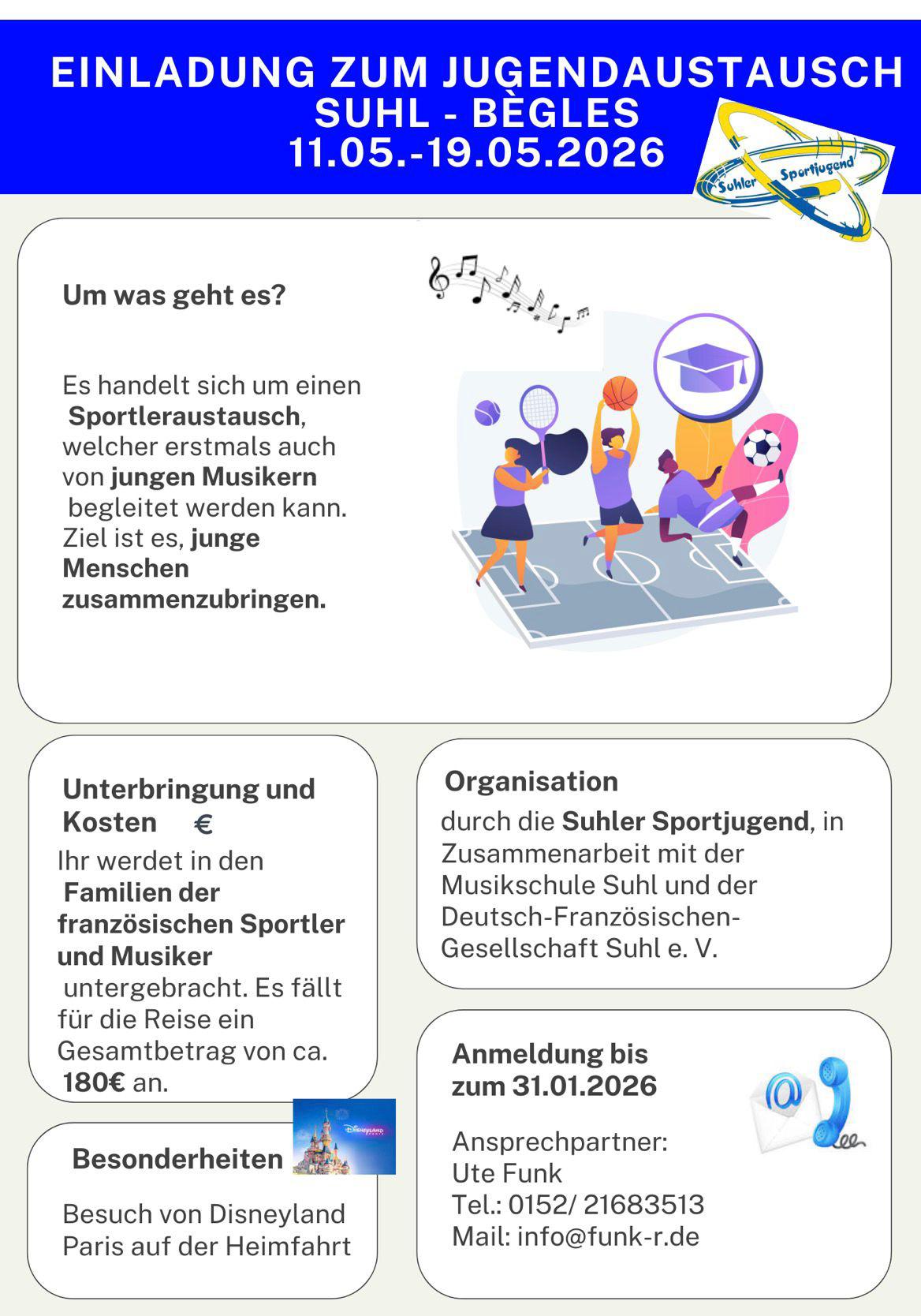 Schüleraustausch Suhl - Bègles